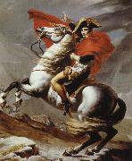 Jacques-Louis David napoleon bonaparte korsar alperna Spain oil painting artist